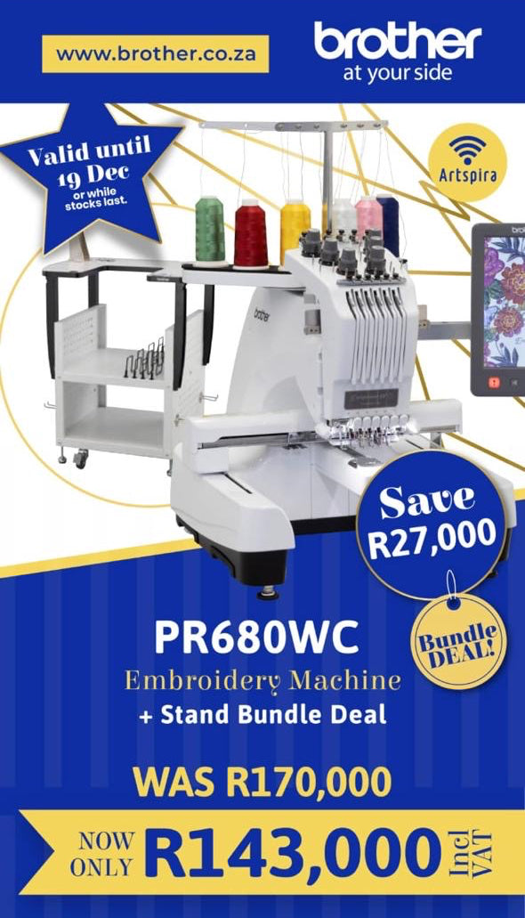 Brother PR680WC Embroidery Machine