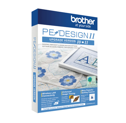 Brother PE-Design upgrade 10-11