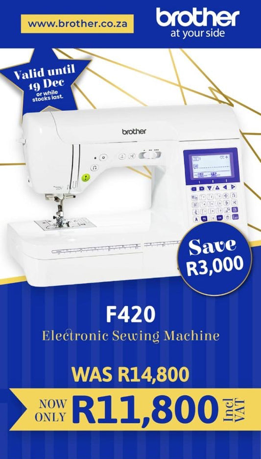 Brother F420 Computerised Sewing & Quilting Machine