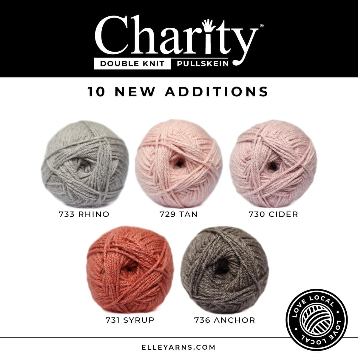 Elle Charity Double Knit 100g (Packets) - PRE-ORDER