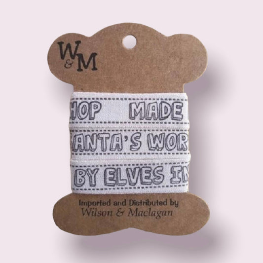 Made by Elves Printed Ribbon