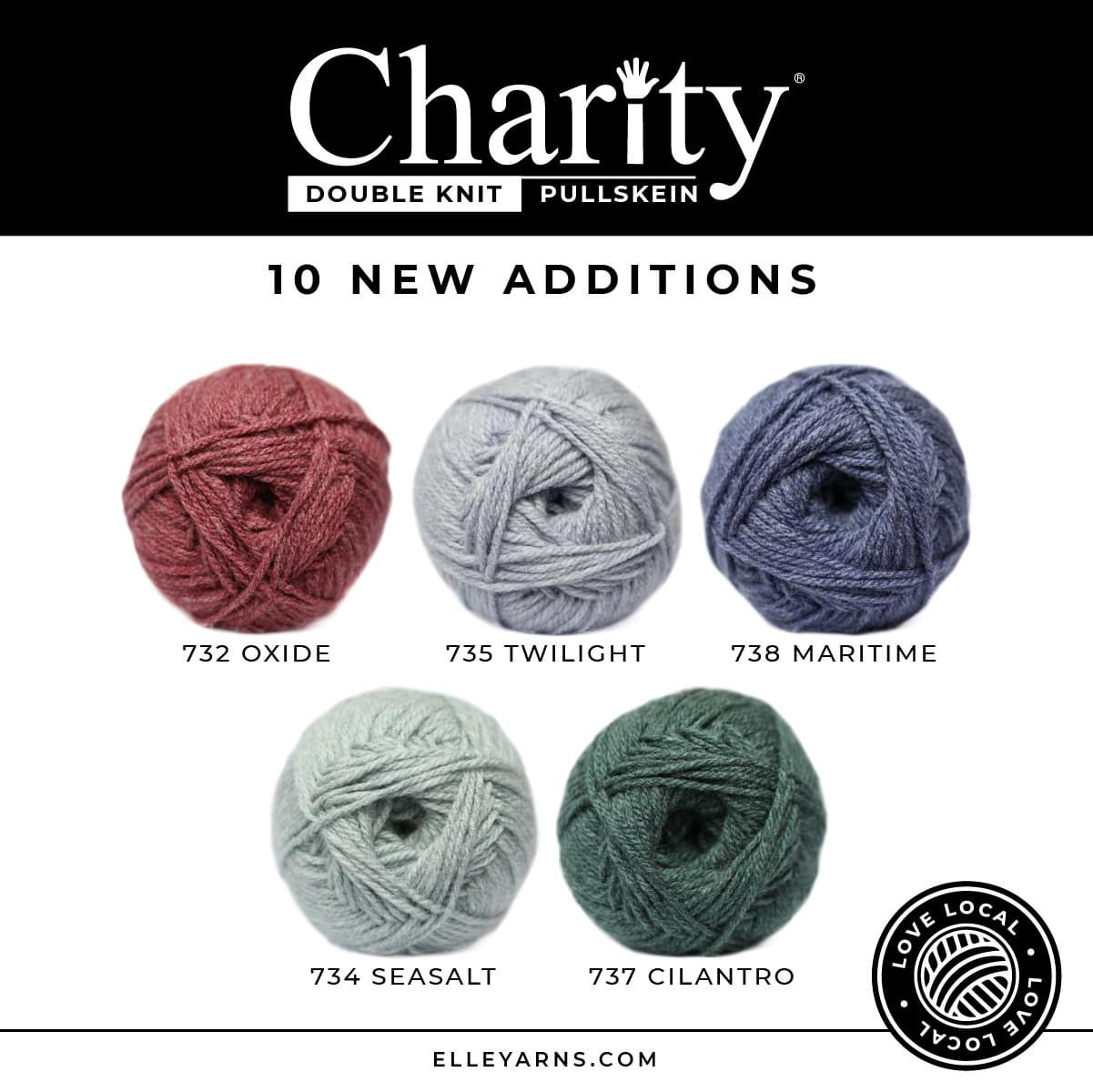 Elle Charity Double Knit 100g (Packets) - PRE-ORDER